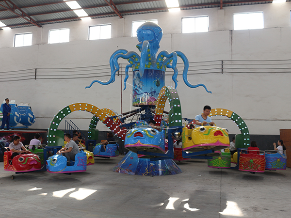 Amusement Park Octopus Rides