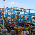 Rotating Pulley Amusement Park Ride