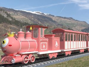 Customized Pink Ant Tourist Track Train